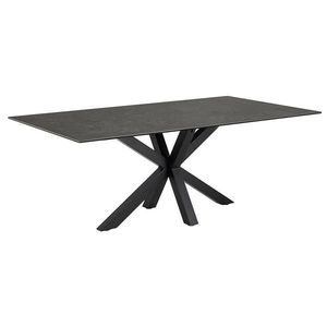 Stôl Kobi Čierna Ceramika 200x100 vyobraziť