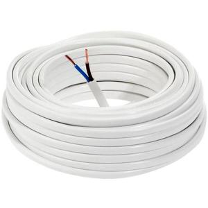 Elektrický kábel Omyp 2x1, 5 biely, bubon 10m vyobraziť