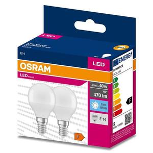 Žiarovka LED Osram E14 P45 4, 9W 4000K 2ks vyobraziť