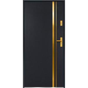 Dvere vchodové Aion S68 90L antracit vyobraziť