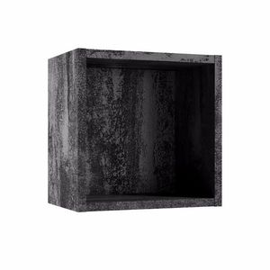 Kúpeľňová skrinka Qubik čierny betón 30x30x20 vyobraziť