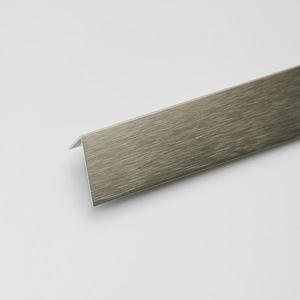 Profil uholníkový hliníkový titán 20x10x1000 vyobraziť