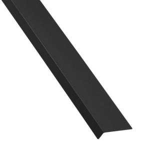 Profil uholníkový samolepící PVC čierny mat 19.5x11.5x1000 vyobraziť