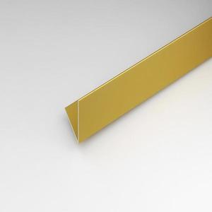 Profil uholníkový hliníkový zlatý 15x15x1000 vyobraziť