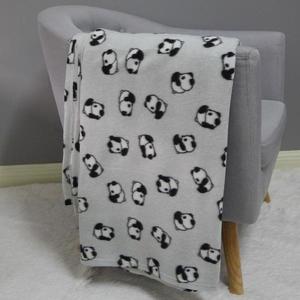 Fleecová deka Panda 170x220 šedá vyobraziť