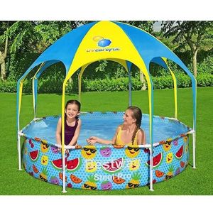 Detský bazén rámový so strešnou uv ochranou 56432 vyobraziť