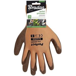 Ochranné rukavice PERFECT GRIP BROWN latex, veľkosť 10 vyobraziť