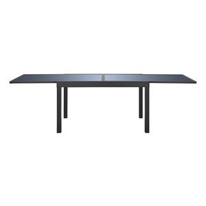 Rozťahovací stôl so sklenenou doskou XT1331A 135/270x90x75 tmavo šedá vyobraziť