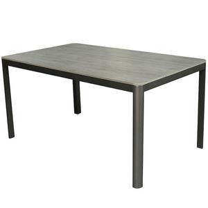 Hliníkový stôl s doskou z polywoodu 180 x 100 x 74 cm sivý vyobraziť