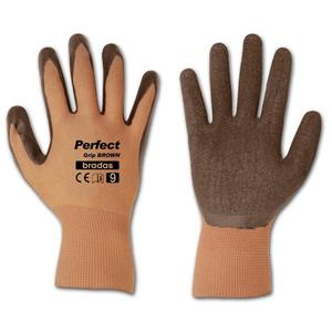 Ochranné rukavice Perfect hnedý, veľkosť 9 vyobraziť