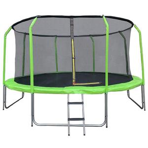 Trampolína COMFORT s rebríkom 427cm zelená vyobraziť