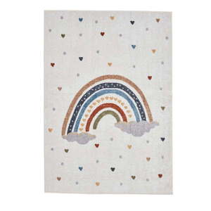 Krémovobiely detský koberec 80x150 cm Vida Rainbow – Think Rugs vyobraziť