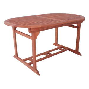 Záhradný jedálenský stôl z eukalyptového dreva 90x150 cm Stockholm – Garden Pleasure vyobraziť