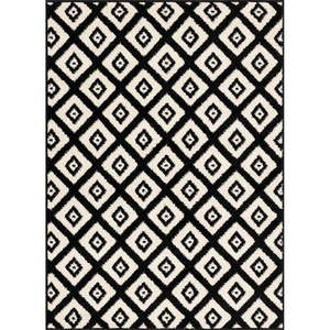 Čierno-biely koberec 133x180 cm Avanti – FD vyobraziť