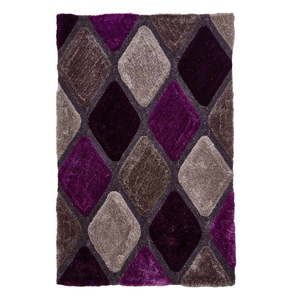 Tmavofialový ručne tkaný koberec 120x170 cm Noble House – Think Rugs vyobraziť