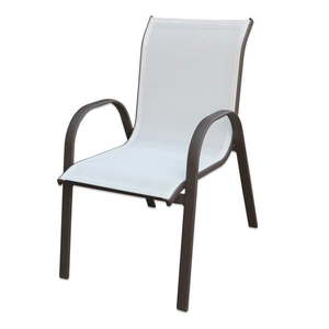 Čierno-biela záhradná stolička Clasic - LDK Garden vyobraziť