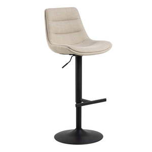 Čierno-béžové barové stoličky s nastaviteľnou výškou v súprave 2 ks (výška sedadla 65 cm) Adisa – Actona vyobraziť