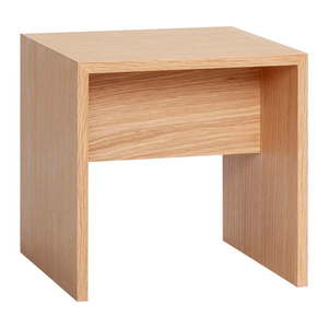 Odkladací stolík z dubového dreva Hübsch Less, 40 x 40 cm vyobraziť