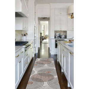 Sivý prateľný koberec behúň 58x140 cm - Oyo Concept vyobraziť