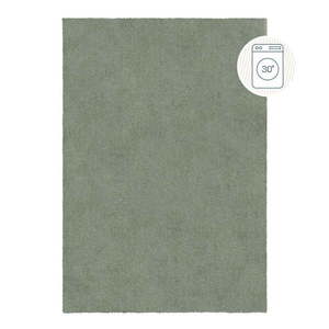 Zelený umývateľný koberec z recyklovaných vlákien 200x290 cm Fluffy – Flair Rugs vyobraziť