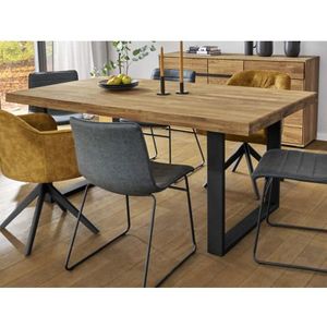 Jedálenský stôl Form U 180x100 cm, dub% vyobraziť