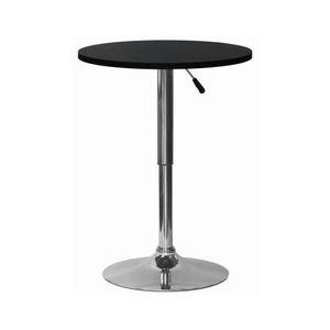 Okrúhly barový stôl Laurent 60 cm, čierny% vyobraziť