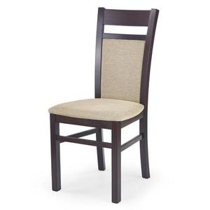 Sconto Jedálenská stolička GIRORD 2 orech tmavý/béžová vyobraziť