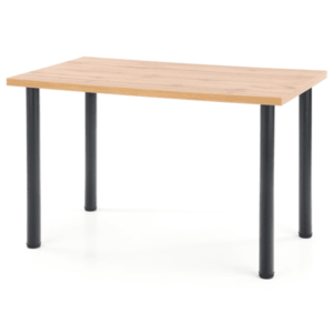 Sconto Jedálenský stôl MUDIX 2 dub wotan/čierna, 120x68 cm vyobraziť