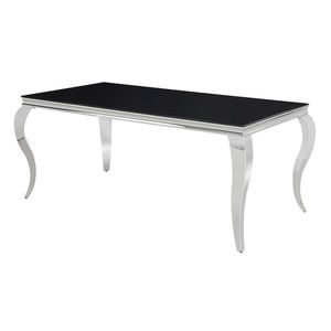 Sconto Jedálenský stôl PRANCI čierna/chróm vyobraziť