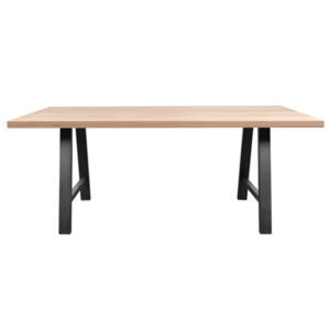 Sconto Jedálenský stôl AMAYA A dub/kov, šírka 200 cm, rovná hrana vyobraziť