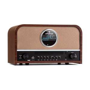 Auna auna Columbia, DAB rádio, 60 W, CD prehrávač, DAB+/ UKW tuner, USB nahrávanie, Bluetooth vyobraziť