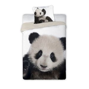 Bavlnená posteľná bielizeň Wild Panda 160x200 cm vyobraziť