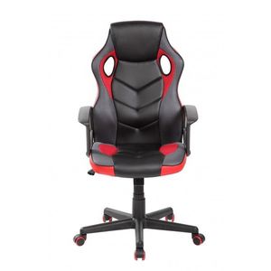 Otočná herná stolička FERO červeno-čierna vyobraziť