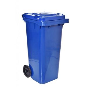 Smetiak na odpad 120 L - modrý vyobraziť