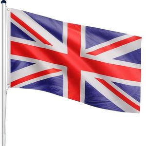 Vlajkový stožiar vrátane vlajky Veľká Británia - 650 cm vyobraziť