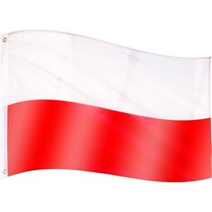 Vlajka Poľsko - 120 cm x 80 cm vyobraziť