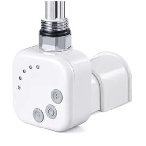 HOPA - Vykurovacia tyč BURG s termostatom - Farba vykurovacej tyče - Biela, Typ pripojenia - Podomietkové, Výkon vykurovacej tyče - 400 W RDOHT140006 vyobraziť