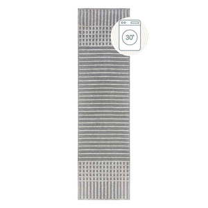 Sivý umývateľný behúň zo ženilky 60x240 cm Elton – Flair Rugs vyobraziť