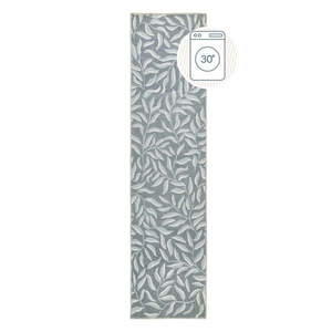 Svetlozelený umývateľný behúň s prímesou recyklovaných vlákien 60x230 cm Wallace – Flair Rugs vyobraziť