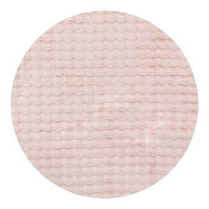 Ružový umývateľný okrúhly koberec ø 100 cm Bubble Pink – Mila Home vyobraziť