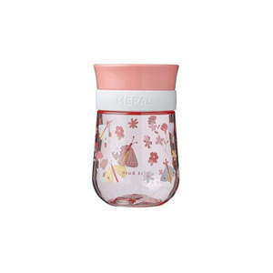 Svetloružový tritanový detský hrnček 300 ml Flowers & butterflies – Mepal vyobraziť
