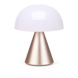 Bielo-svetloružová LED stolová lampa (výška 11 cm) Mina M – Lexon vyobraziť