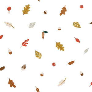 Detská tapeta 10 m x 50 cm Autumn Leaves – Lilipinso vyobraziť