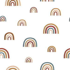 Detská tapeta 10 m x 50 cm Goodlooking Rainbows – Lilipinso vyobraziť