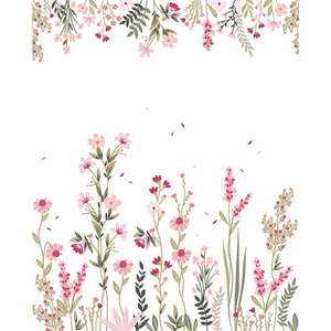 Detská tapeta 200 cm x 248 cm A Field Of Flowers – Lilipinso vyobraziť