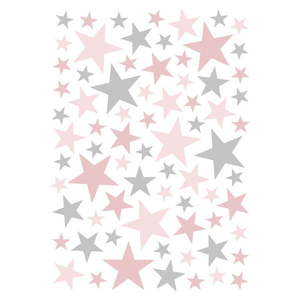 Súprava detských samolepiek 74 ks 30x42 cm Stars – Lilipinso vyobraziť