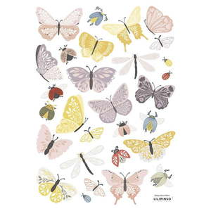 Hárok samolepiek 30x42 cm Butterflies & Insects – Lilipinso vyobraziť