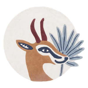 Detský koberec ø 100 cm Gazelle – Lilipinso vyobraziť