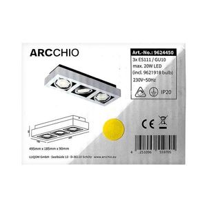 Arcchio Arcchio - LED Stropné svietidlo RONKA 3xGU10/11, 5W/230V vyobraziť