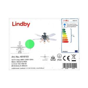 Lindby Lindby - Stropný látor so svetlom CEDRIK 5xE14/40W/230V vyobraziť